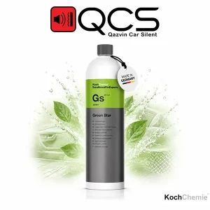 مایع سوپرکنسانتره صفرشویی و جرم گیر کوکمی کخ کیمی مخصوص داخل و خارج خودرو Gs Green Star حجم 1 لیتر